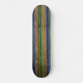 kleurrijke houten wand  persoonlijk skateboard (Voorkant)