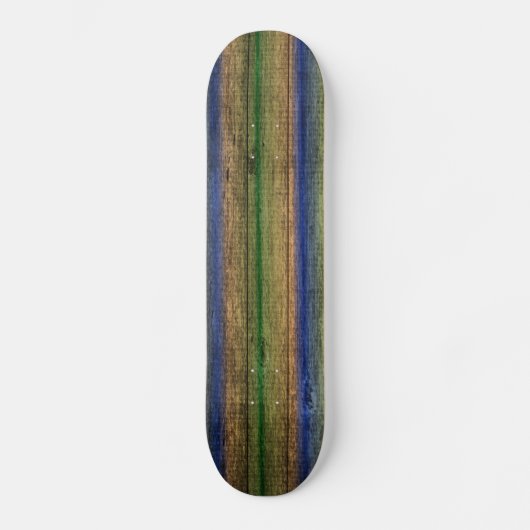 kleurrijke houten wand  persoonlijk skateboard (Voorkant)