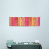 kleurrijke houten wand spandoek (Beurs)