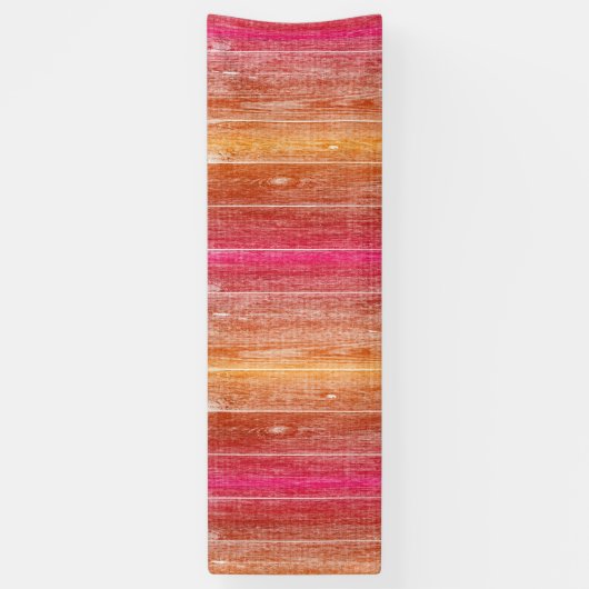 kleurrijke houten wand spandoek (Verticaal)