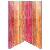 kleurrijke houten wand vlaggetjes (Tweede vlag)