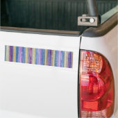 kleurrijke houtgeschenken bumpersticker (Op Truck)