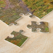 Kleurrijke houtprint van een boom legpuzzel (Zijkant)