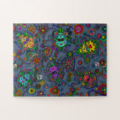 Kleurrijke huid moeilijk Jigzaag Puzzle Legpuzzel (Horizontaal)