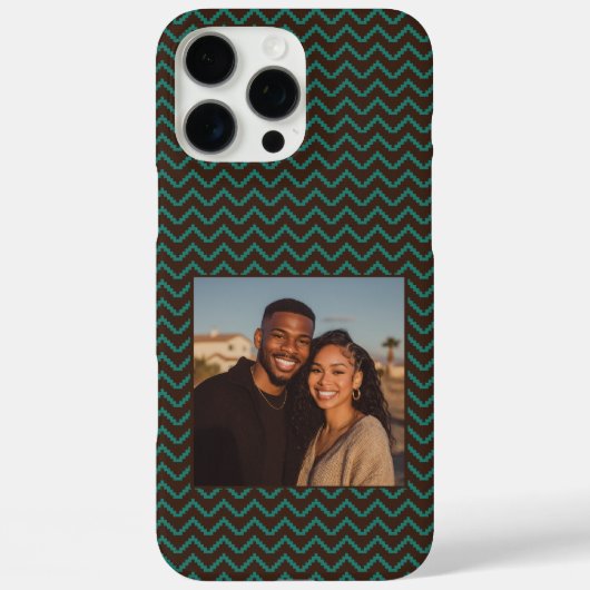 Kleurrijke Huis Verwarmings Cadeau-ideeën Chevron Case-Mate iPhone Case (Achterkant)