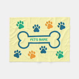 Kleurrijke huisdierendekens fleece deken