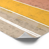 Kleurrijke huizen in Italië Poster (Hoek)