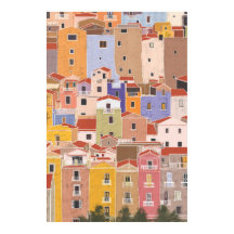 Kleurrijke huizen in Italië