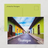Kleurrijke huizen in Nicaragua Briefkaart (Voorkant / Achterkant)
