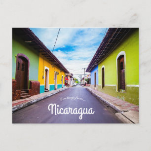 Kleurrijke huizen in Nicaragua Briefkaart