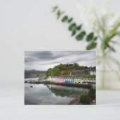 Kleurrijke huizen in Portree, Skye Briefkaart (Staand voorkant)