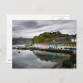 Kleurrijke huizen in Portree, Skye Briefkaart (Voorkant / Achterkant)