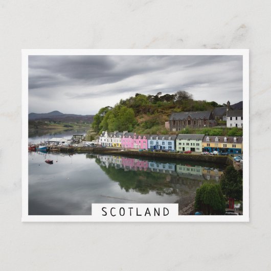 Kleurrijke huizen in Portree, Skye Briefkaart (Voorkant)