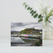 Kleurrijke huizen in Portree, Skye Briefkaart (Staand voorkant)