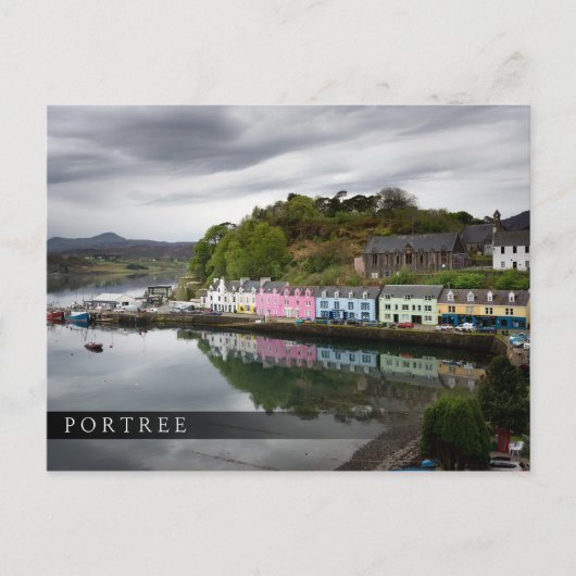 Kleurrijke huizen in Portree, Skye Briefkaart (Voorkant)