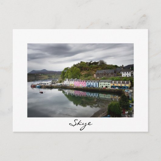 Kleurrijke huizen in Portree, Skye Briefkaart (Voorkant)
