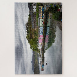 Kleurrijke huizen in Portree, Skye Legpuzzel