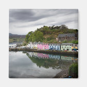 Kleurrijke huizen in Portree, Skye Magneet (Voorkant)