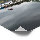 Kleurrijke huizen in Portree, Skye Poster (Hoek)