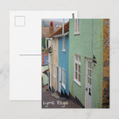 Kleurrijke huizen, Lyme Regis, Dorset, Engeland Briefkaart (Voorkant / Achterkant)