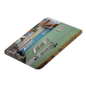 Kleurrijke huizen, Lyme Regis, Dorset, Engeland Magneet (Linkerzijde)