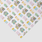 Kleurrijke huizen voor onroerend goed tissuepapier (Detail)