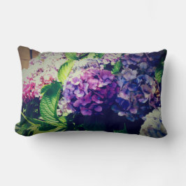 Kleurrijke hydrageas kussen