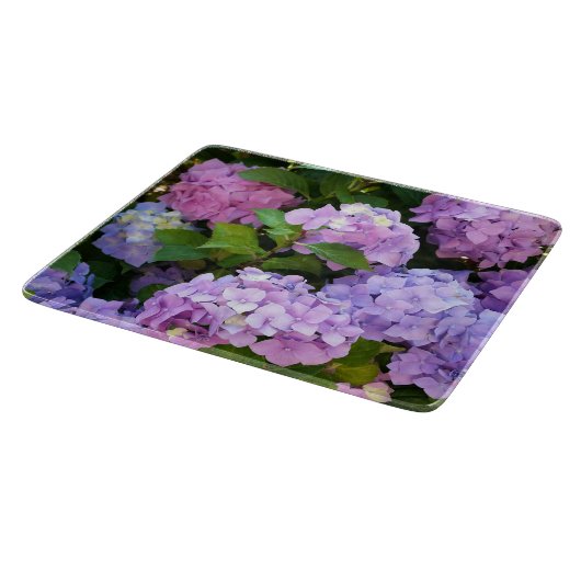 kleurrijke hydrangea snijplank (Hoek)