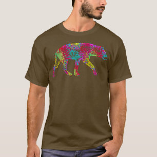 Kleurrijke Hyena 17 T-shirt