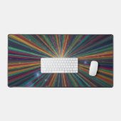 Kleurrijke hyperspace-steruitbarsting-gaming bureaumat (Keyboard & Muis)