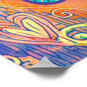 Kleurrijke I AM Flower Inspirerend klaslokaal Poster (Hoek)