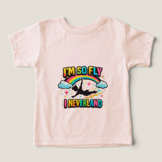 Kleurrijke “I’m So Fly I Neverland” Peuter Tri-Ble