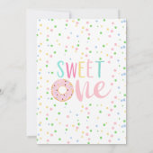 Kleurrijke Ice Cream Cake Zoet Een 1e Verjaardag Kaart (Achterkant)