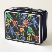 Kleurrijke Ice Hockey-spelers (Achterkant)