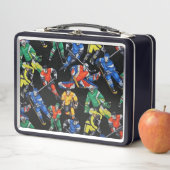 Kleurrijke Ice Hockey-spelers (In situ)