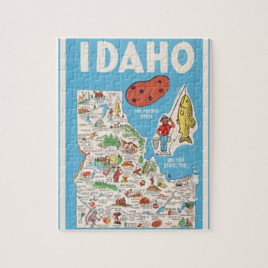 Kleurrijke  Idaho 8x10 Jigsaw Puzzel (Verticaal)