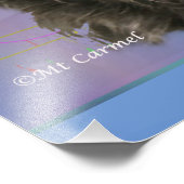 Kleurrijke Ierse Wolfhound Artwork Foto Afdruk (Hoek)