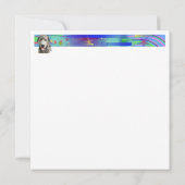 Kleurrijke Ierse Wolfhound AW Flat Aankondiging Ka (Achterkant)