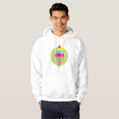 Kleurrijke ijshoorntje met kers hoodie (Voorkant volledig)