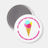 Kleurrijke ijsmagneet magneet (Voorkant / Achterkant)