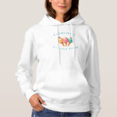 Kleurrijke ijssalon hoodie (Voorkant)