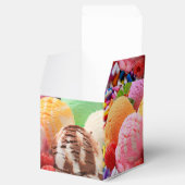 kleurrijke ijsschelpen bedankdoosjes (Geopend)