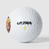 kleurrijke ijsschelpen golfballen (Logo)