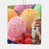 kleurrijke ijsschelpen keramisch ornament (Links)