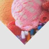 kleurrijke ijsschelpen tissuepapier (Detail)