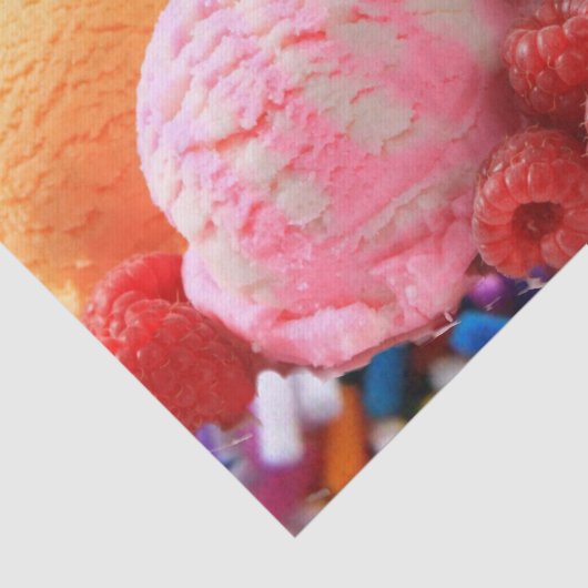 kleurrijke ijsschelpen tissuepapier (Detail)