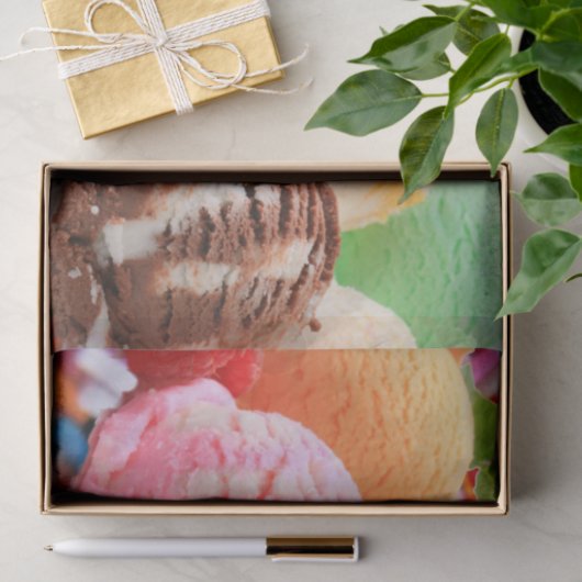 kleurrijke ijsschelpen tissuepapier (Geschenk)