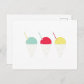 kleurrijke ijzen briefkaart (Voorkant / Achterkant)