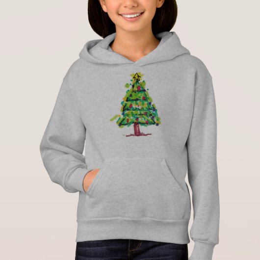 Kleurrijke Illustratie Kerstboom (Voorkant)
