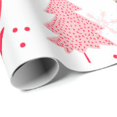 Kleurrijke illustratie kerstschatje voor kinderboo cadeaupapier (Rol Hoek)